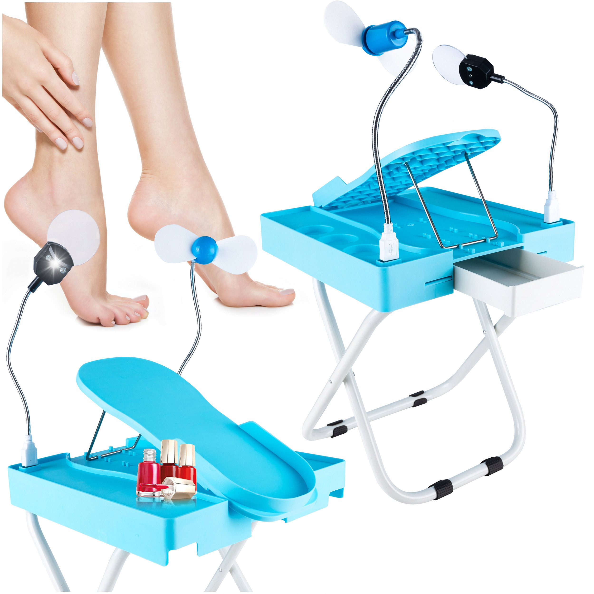 ND32_M7B M7B – Stolik podstawka do pedicure dla profesjonalnej pielęgnacji