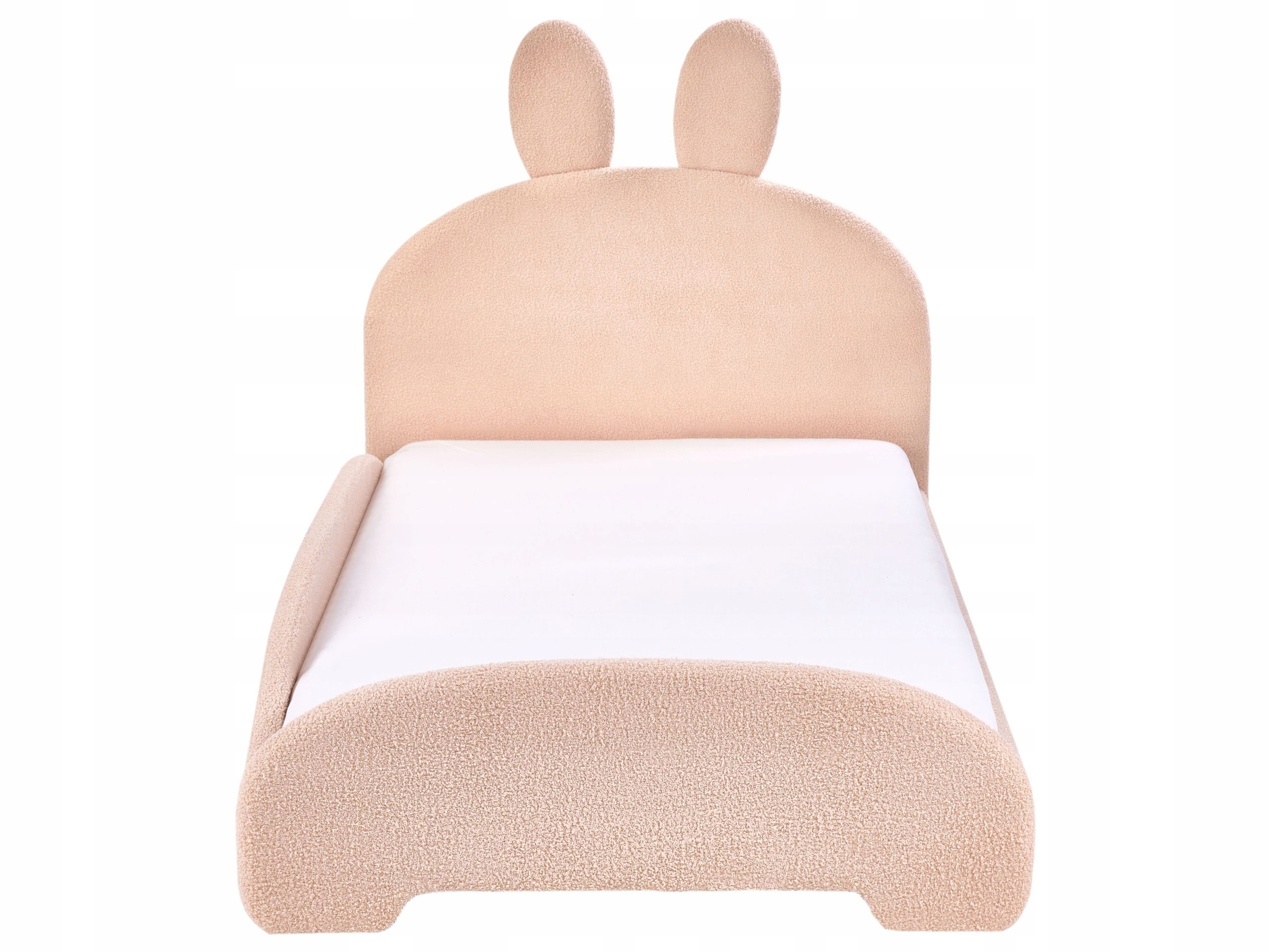 Łóżko dziecięce Królik Boucle PERROS 90 x 200 cm – Urocza przestrzeń do snu dla Twojego dziecka