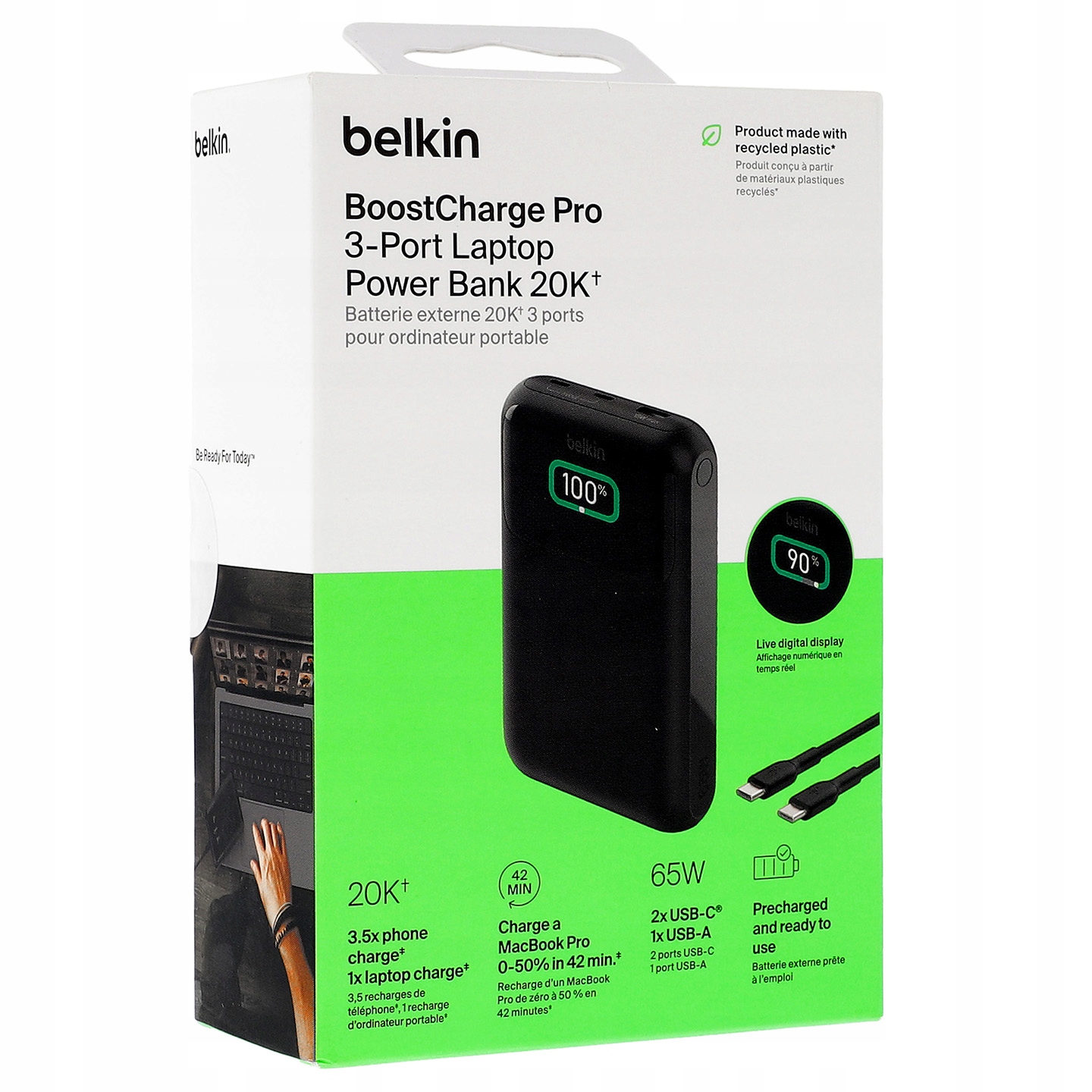 Szybkie ładowanie – 65W przez USB-C