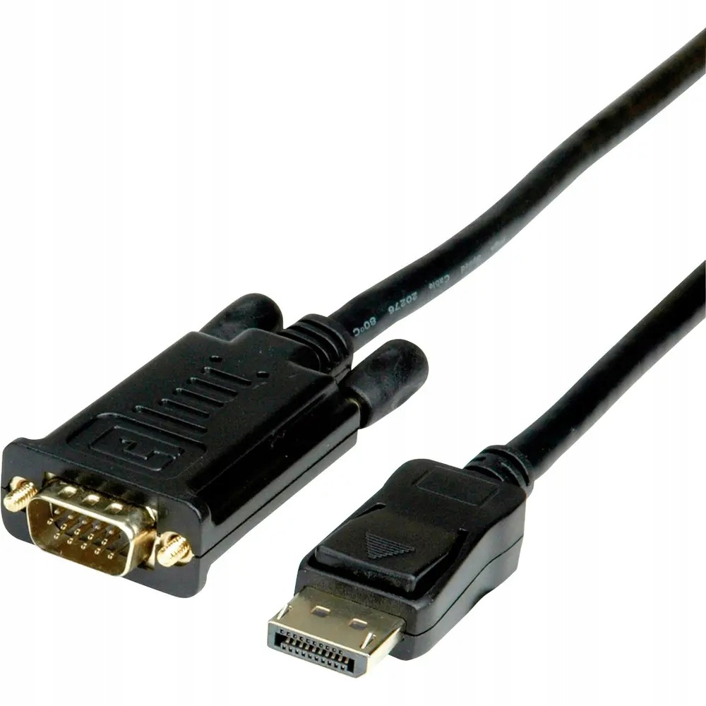 Złącza: DisplayPort M i VGA M – Niezawodne połączenie
