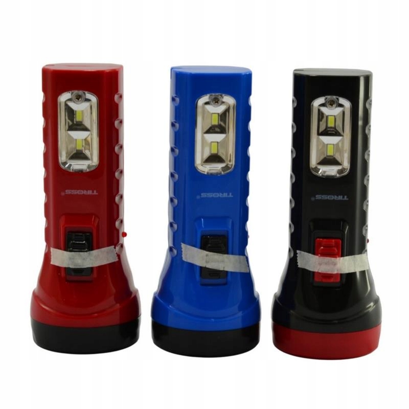 Latarka ręczna 4x LED + 2x SMD TS3027 – Niezawodne oświetlenie w każdej sytuacji