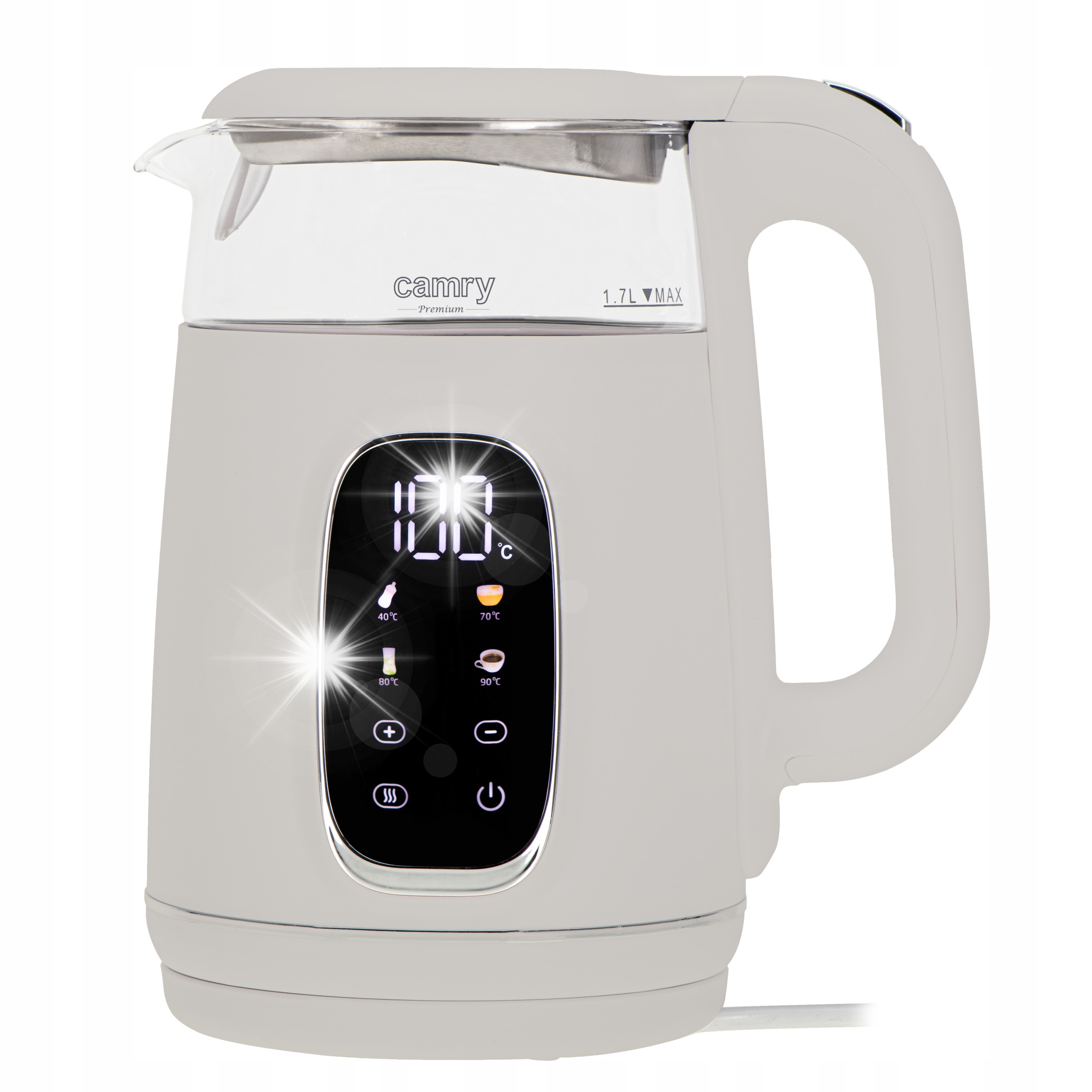 Wygodna obrotowa podstawa 360° i schowek na przewód