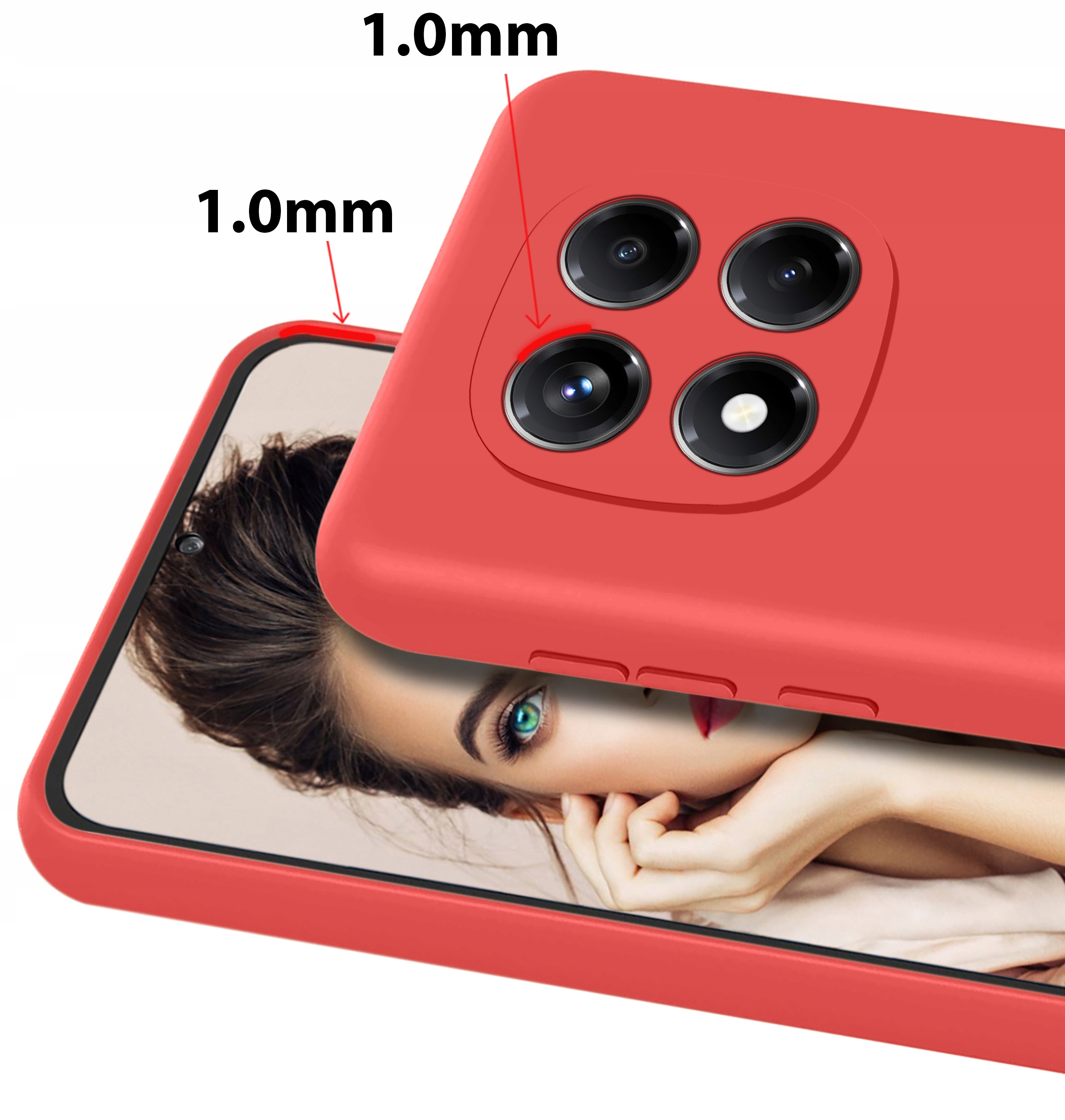 Podwyższone ranty dla lepszej ochrony ekranu