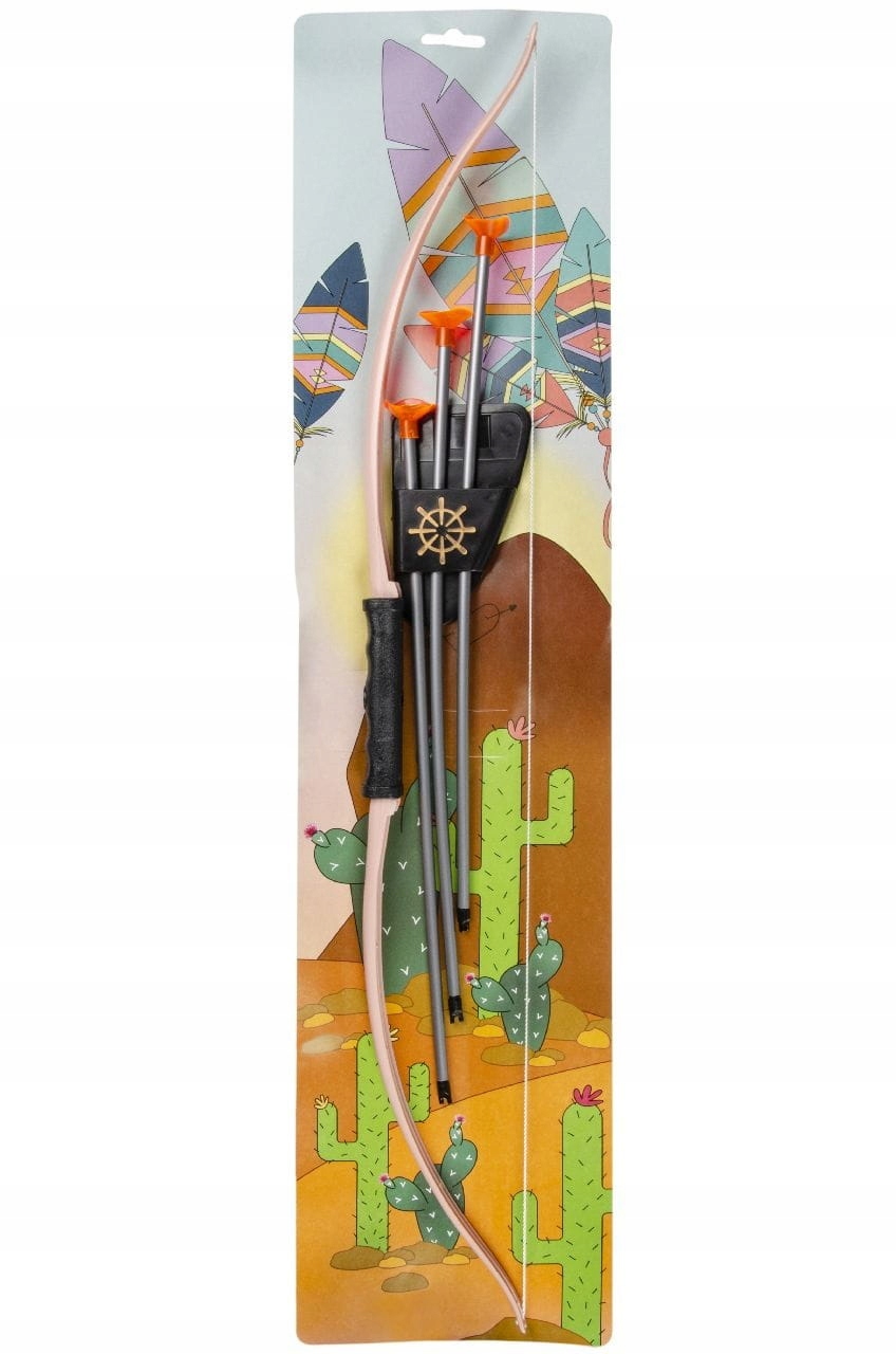 Zestaw Łucznika Łuk dla Dzieci 3 Strzały z Przyssawkami 61 cm – Idealna zabawa na świeżym powietrzu