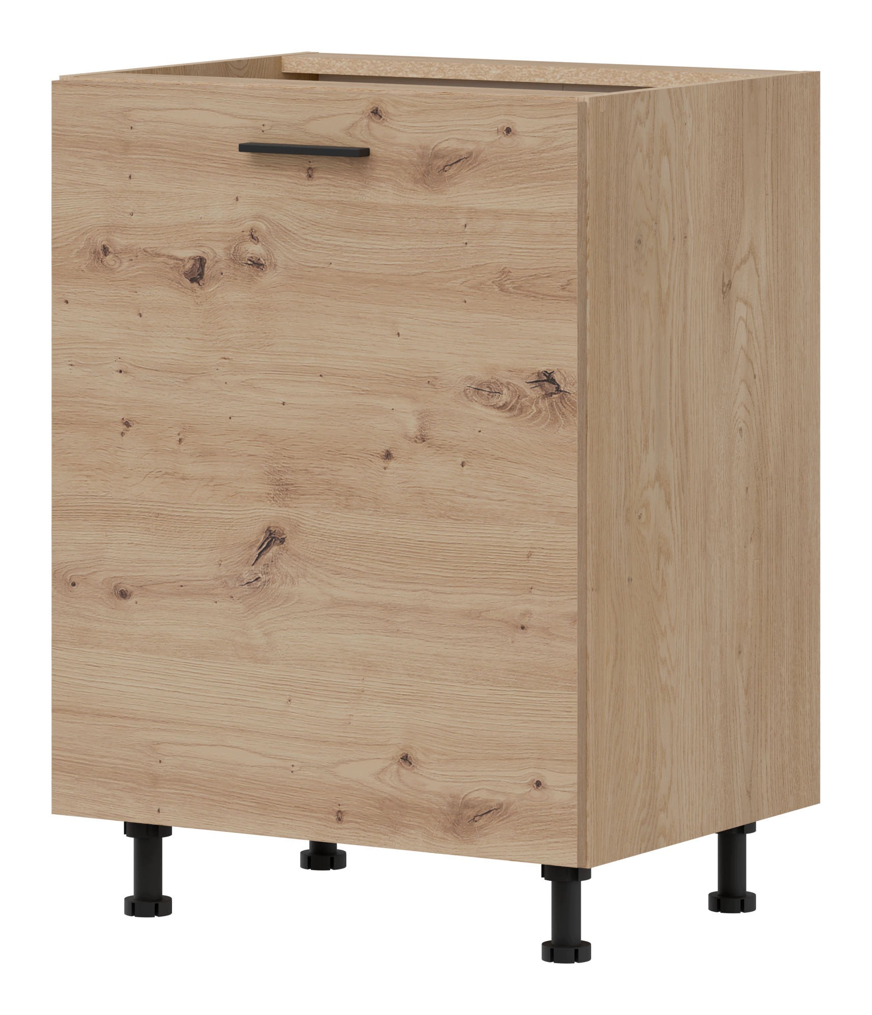 Szafka dolna 60 cm L/P stojąca kuchenna modułowa PATI PK16/PF36 Dąb Artisan – Idealne rozwiązanie do Twojej kuchni