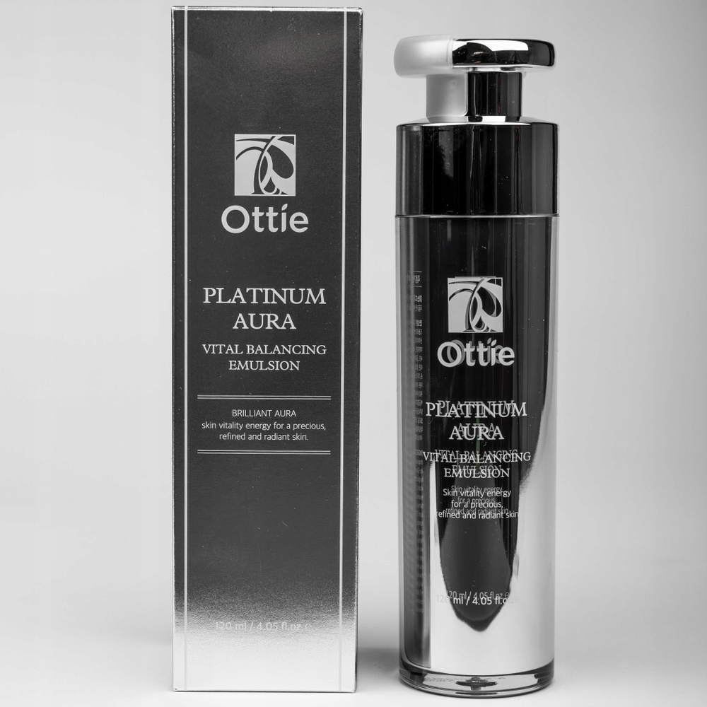 OTTIE Platinum Aura – Przeciwstarzeniowa emulsja do twarzy z Platyną 120ml