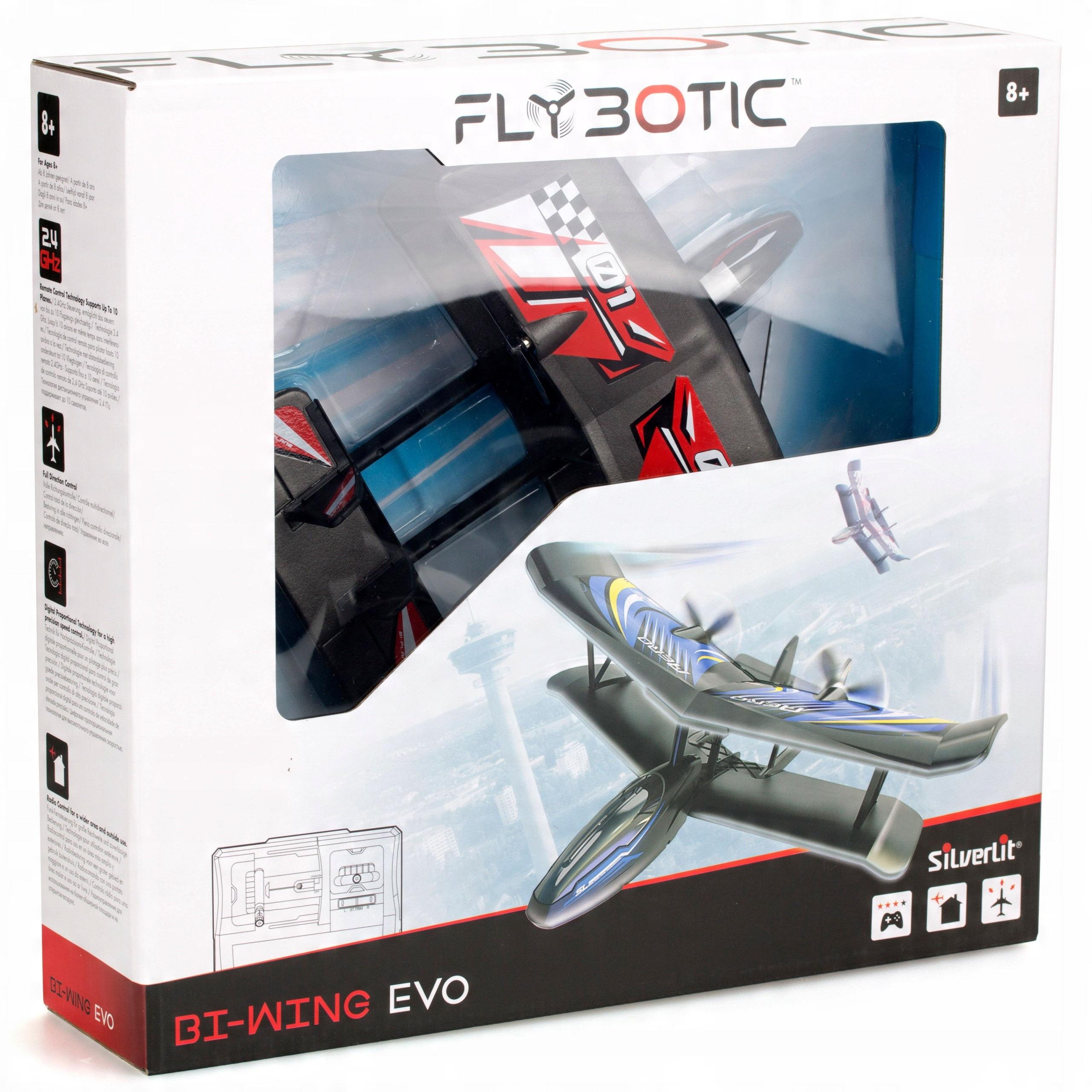 FLYBOTIC R/C plane BI-WING EVO – Zdalnie sterowany samolot dla dzieci
