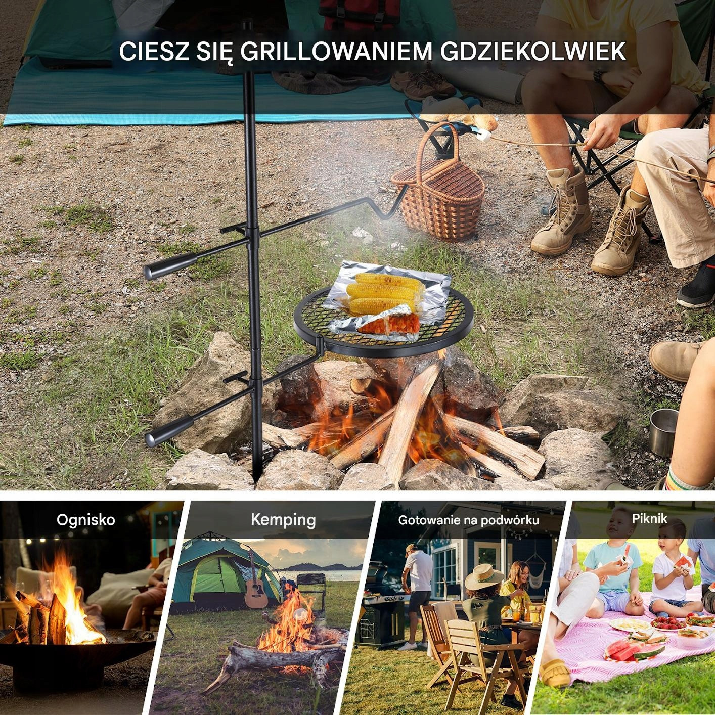 Wszechstronność zastosowania – Kemping, pikniki i ogród