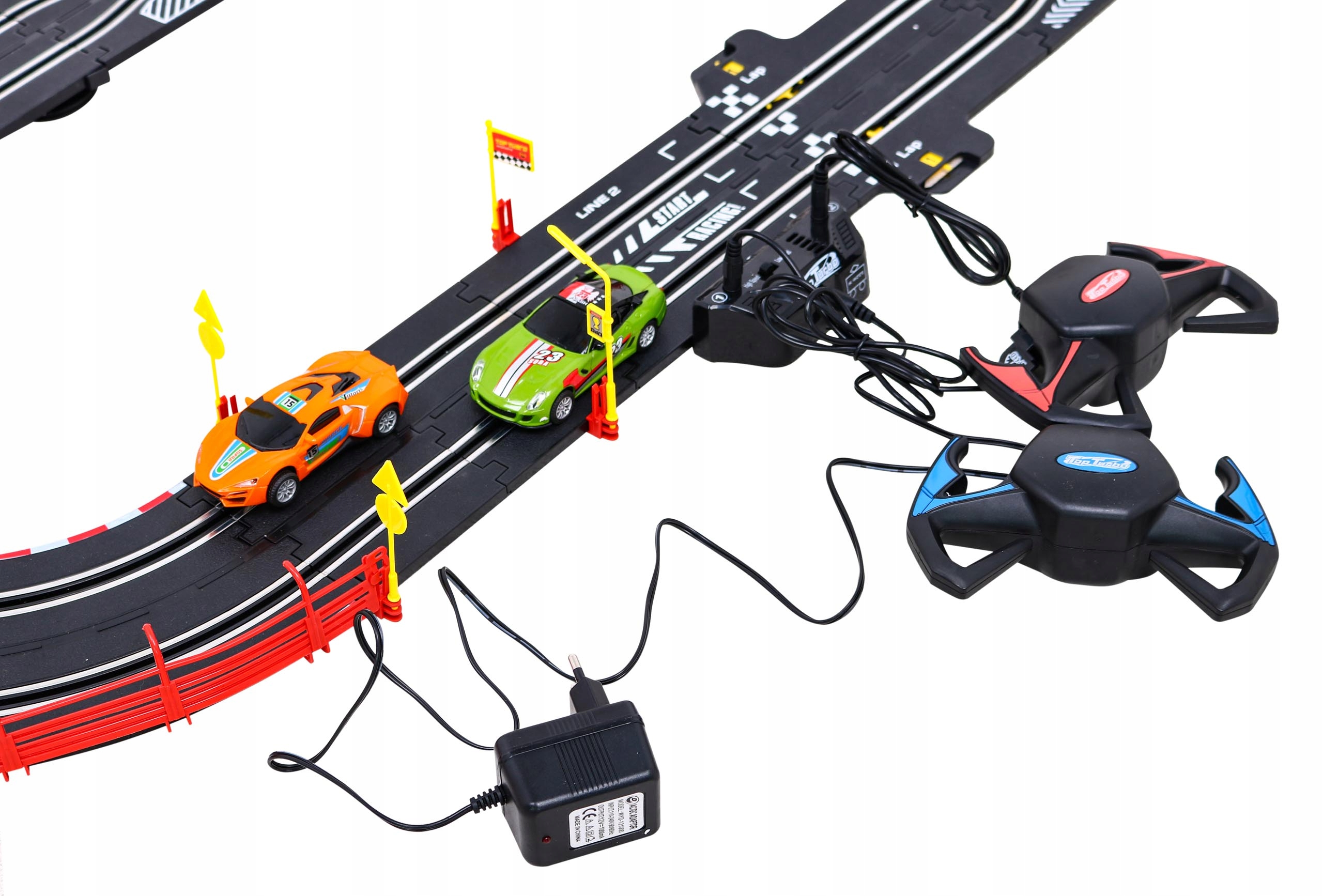 Zestaw z dwoma autkami i kontrolerami