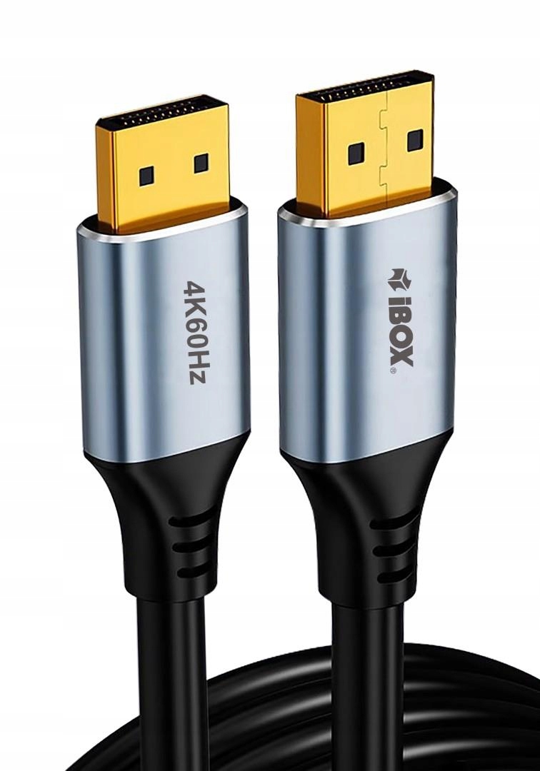 Kabel DisplayPort iBOX ITVDP013 4K60Hz – Wysoka jakość obrazu i dźwięku