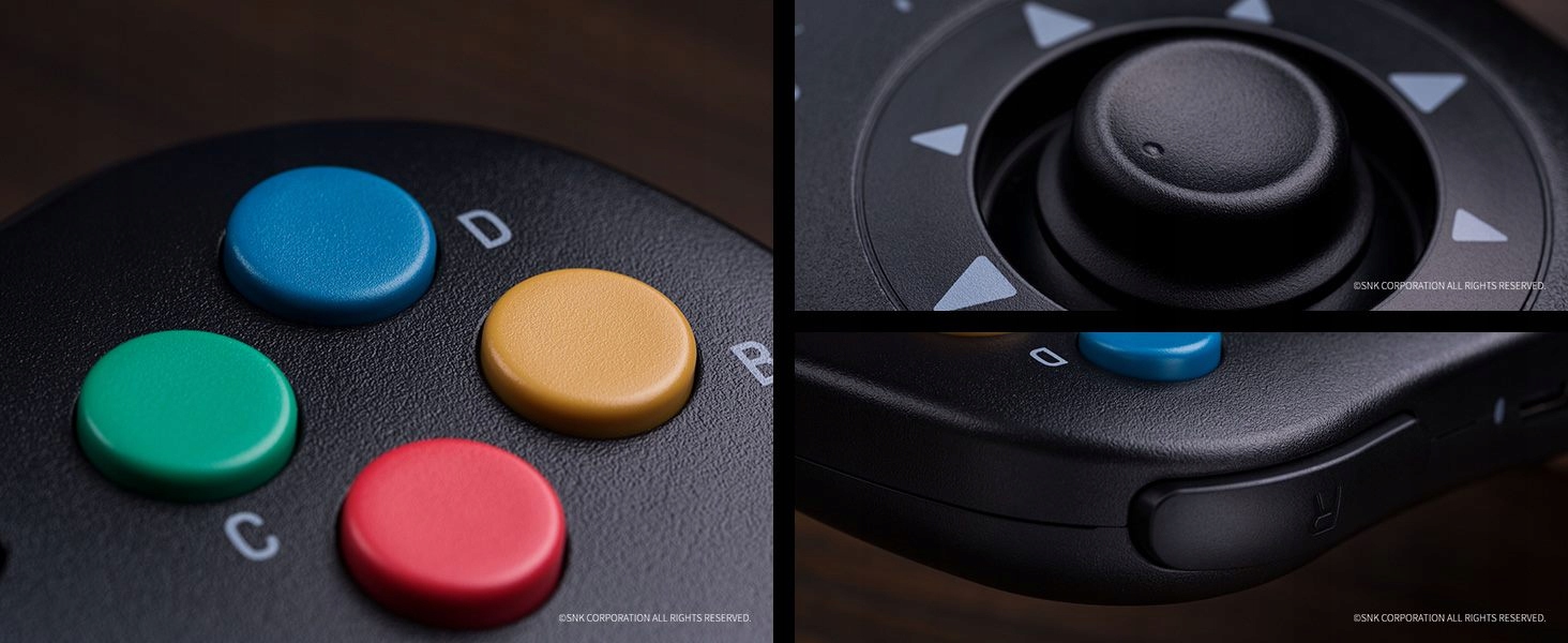 Klasyczny design inspirowany oryginalnym NEOGEO