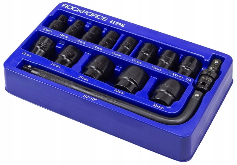 King Tony ROCKFORCE NASADKI UDAROWE kpl. 15el. 1/2