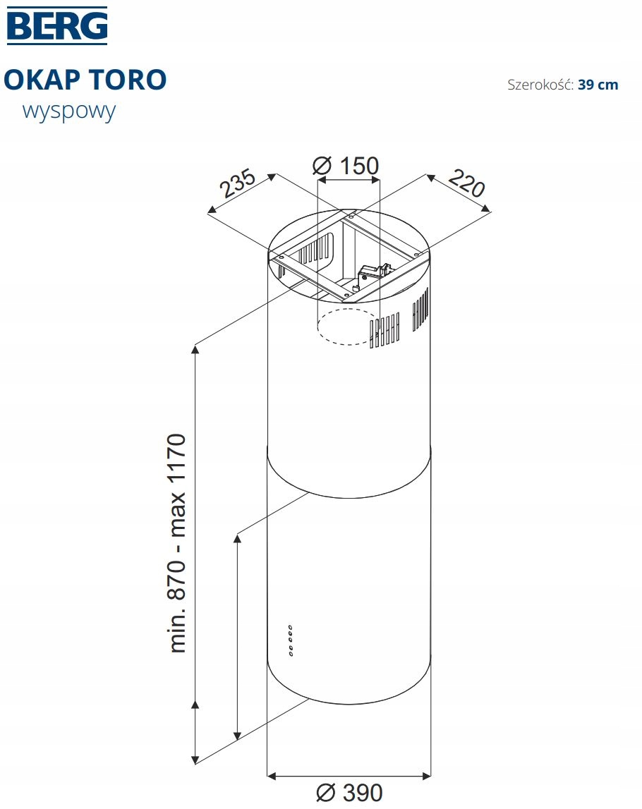 Tryb pracy – Wyciąg lub pochłaniacz