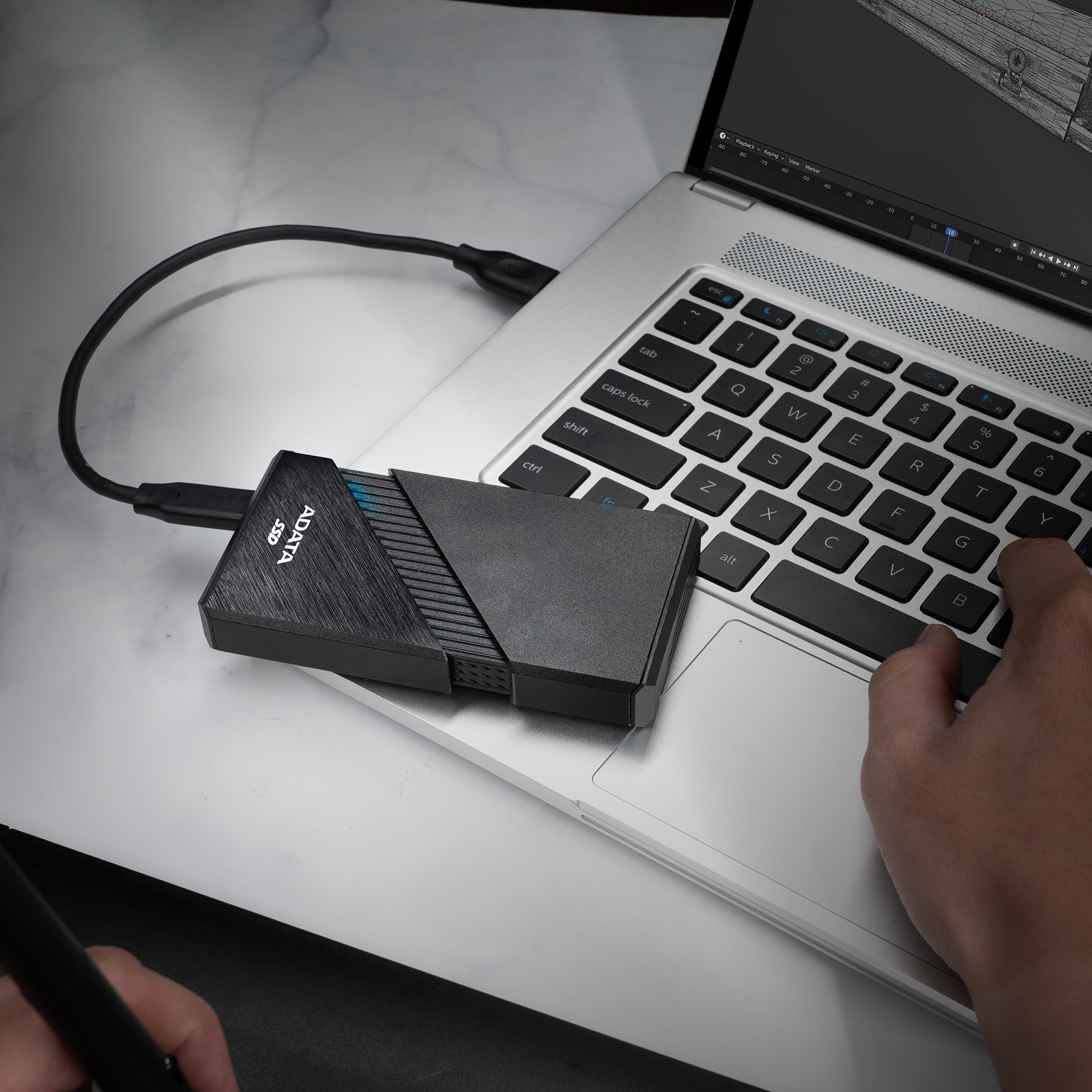 Adata Dysk zewnętrzny SSD SE920 2TB – Wkrocz w erę USB4