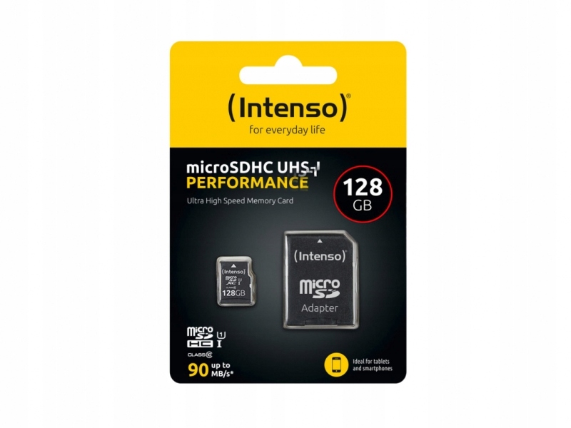 Intenso Performance MicroSDXC 128 GB Class 10 UHS-I/U1 – Wydajność i niezawodność w jednym