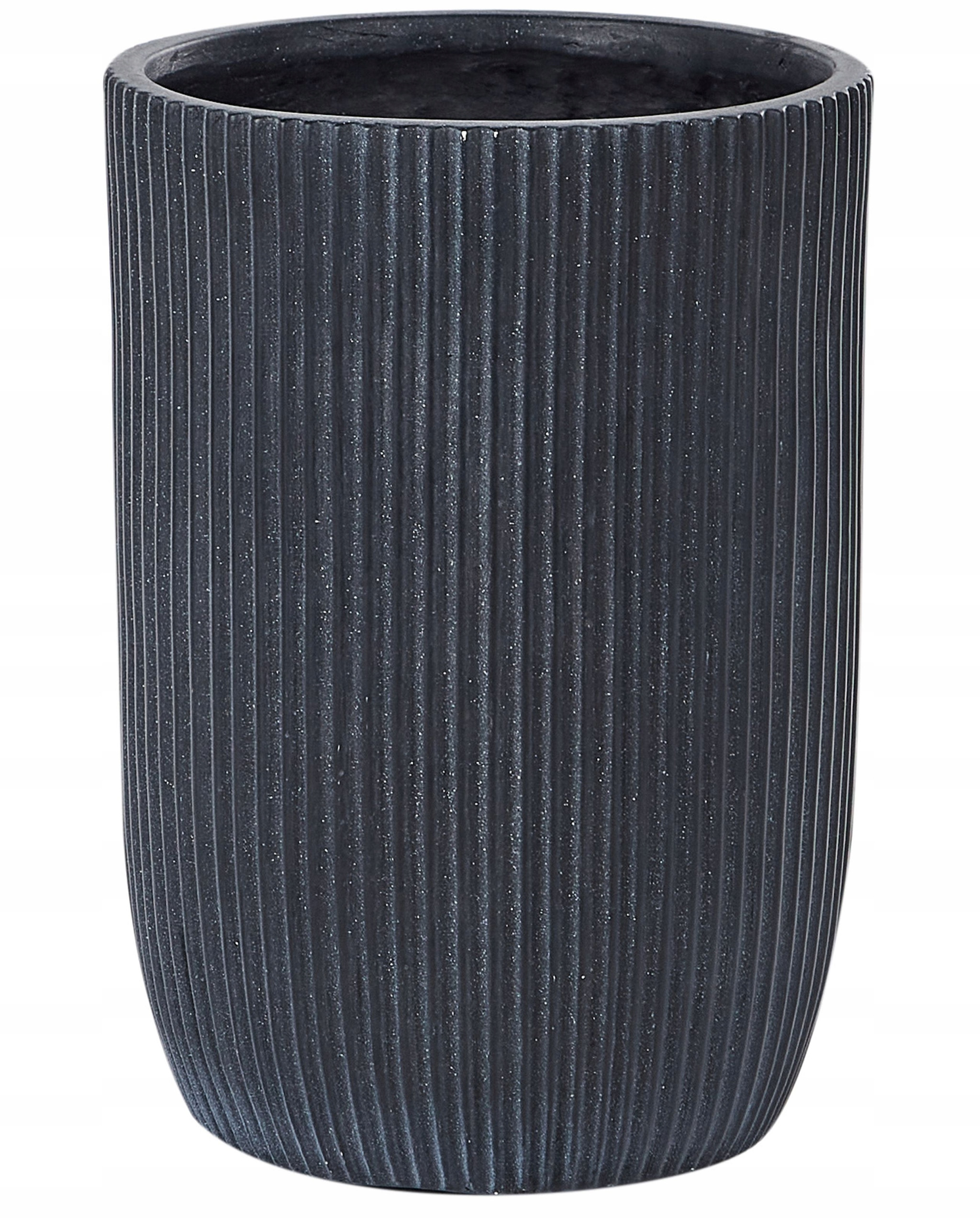 Doniczka 25 cm czarna EANTIO – Stylowy element do Twojego tarasu i balkonu