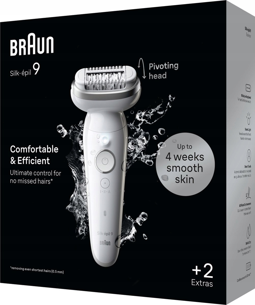 Braun Silk-épil 9 9-011 – Elektryczny depilator do skutecznej depilacji