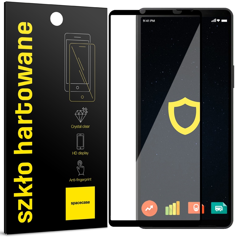Szkło hartowane SPACECASE Glass 5D do Sony Xperia 1 V – Pełna ochrona ekranu