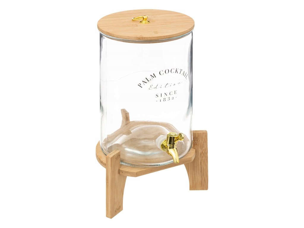 Sourcing GLASS JAR WITH STAND 8L – Elegancki pojemnik na napoje