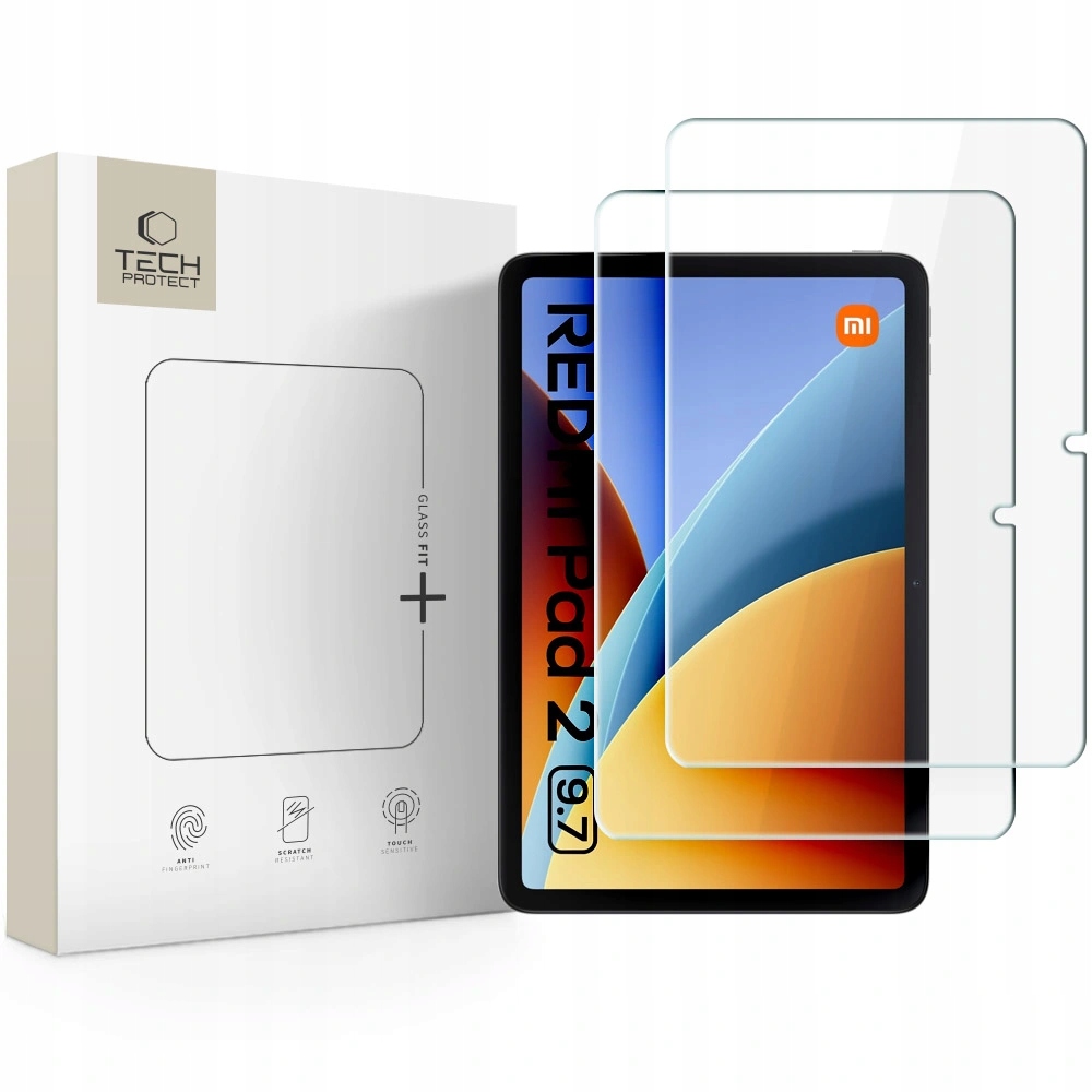 Szkło hartowane TECH-PROTECT GLASS FIT+ 2-PACK do Xiaomi Redmi Pad 2 9.7 – Ochrona na najwyższym poziomie