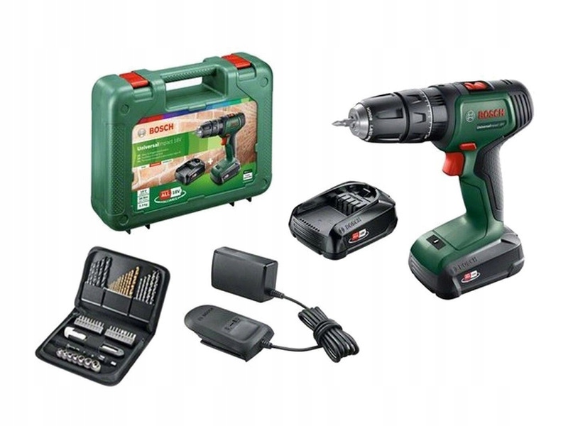 Akumulatorowe zasilanie z dwoma akumulatorami 2 Ah