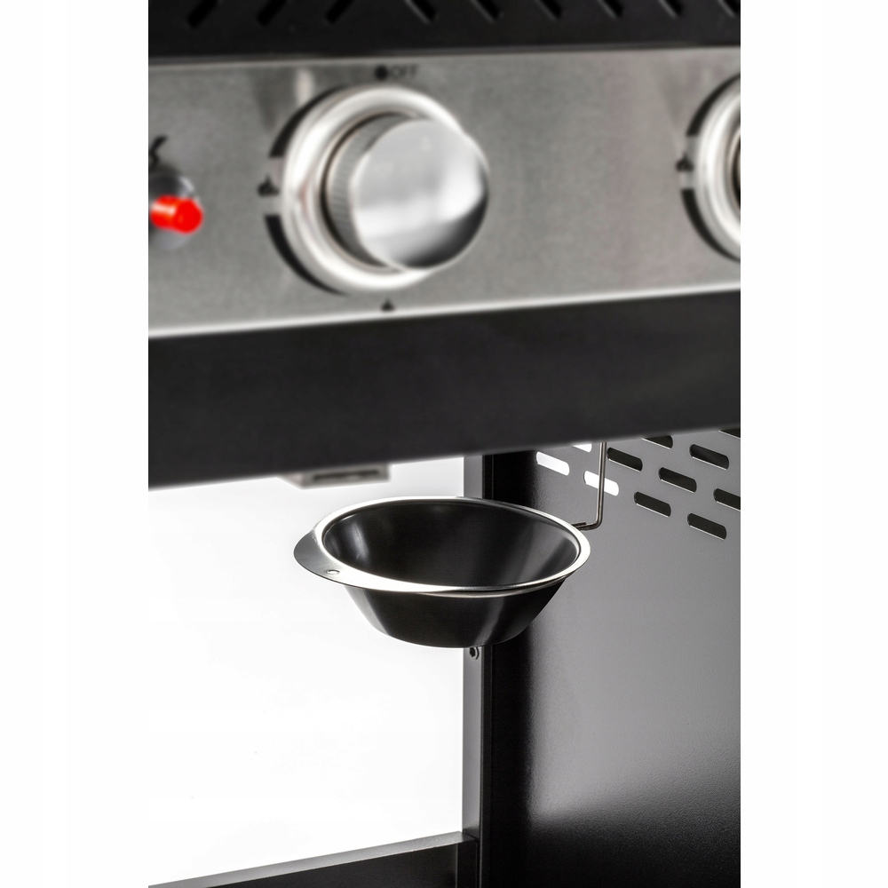 Funkcjonalność trzech palników gazowych z dodatkowym bocznym