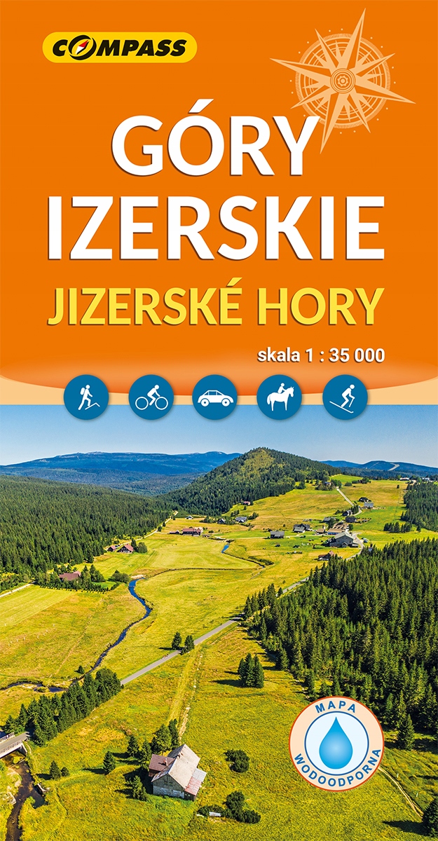 Mapa turystyczna - Góry Izerskie 1:35 000 – Odkryj piękno Sudetów