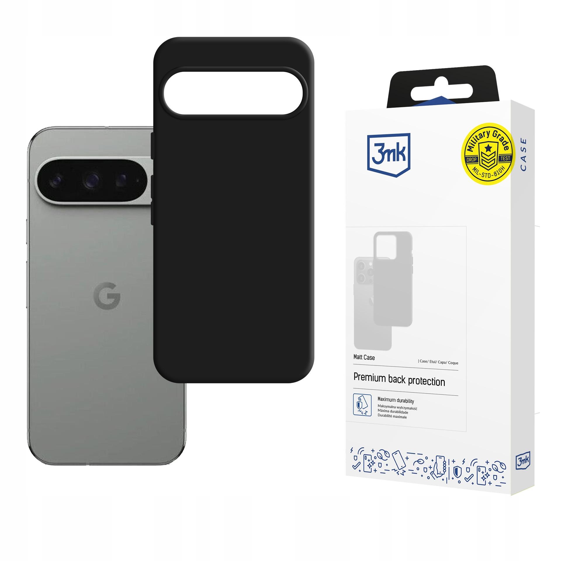 Google Pixel 10/Google Pixel 10 Pro – Etui matowe 3mk Matt Case