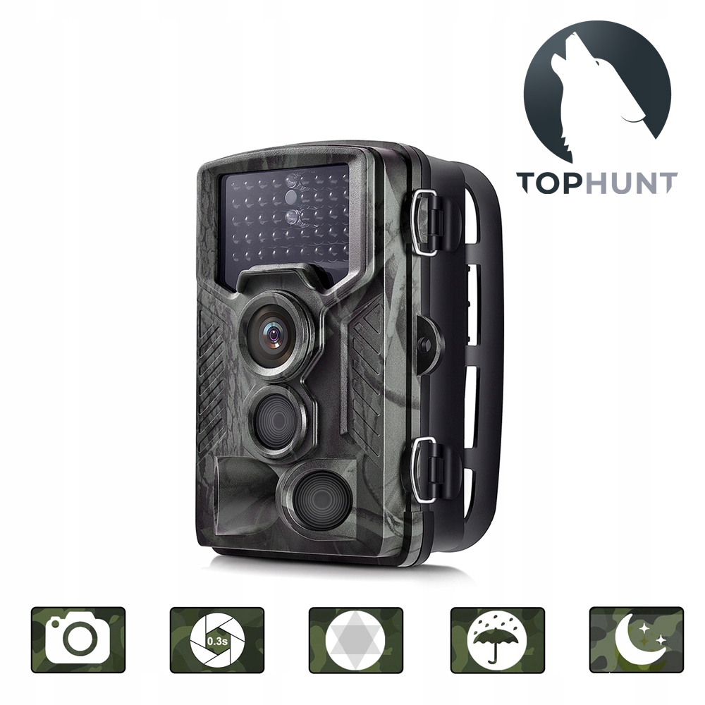 Kamera Leśna Tophunt HC800A FullHD – Idealne rozwiązanie do monitoringu