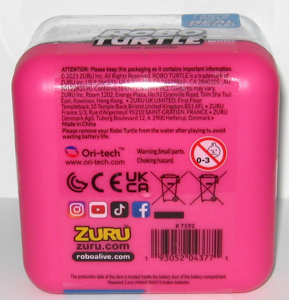 Kolorowe warianty Robo-Żółwia do zbierania