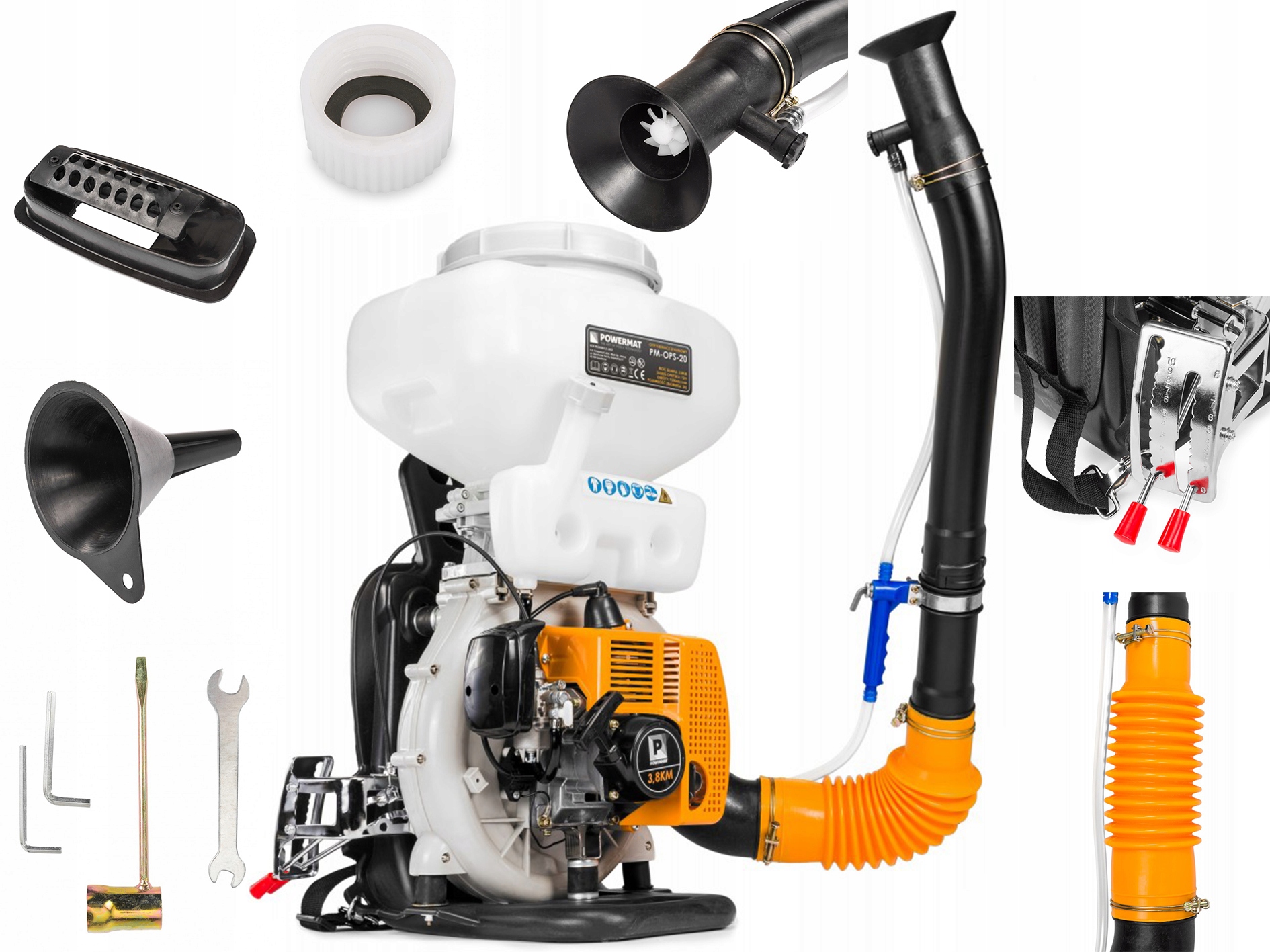 Funkcjonalność 2w1 – Opryskiwanie i dmuchanie w jednym urządzeniu