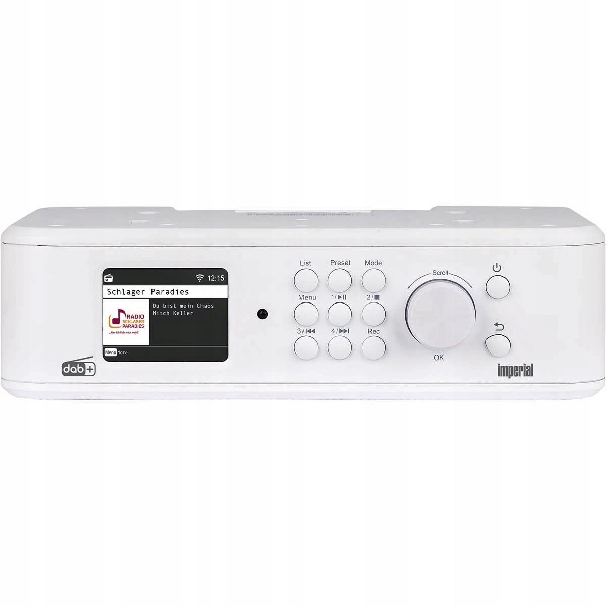 Radio Imperial DABMAN i460 – Wielofunkcyjne radio DAB+/FM w eleganckiej srebrzystej bieli