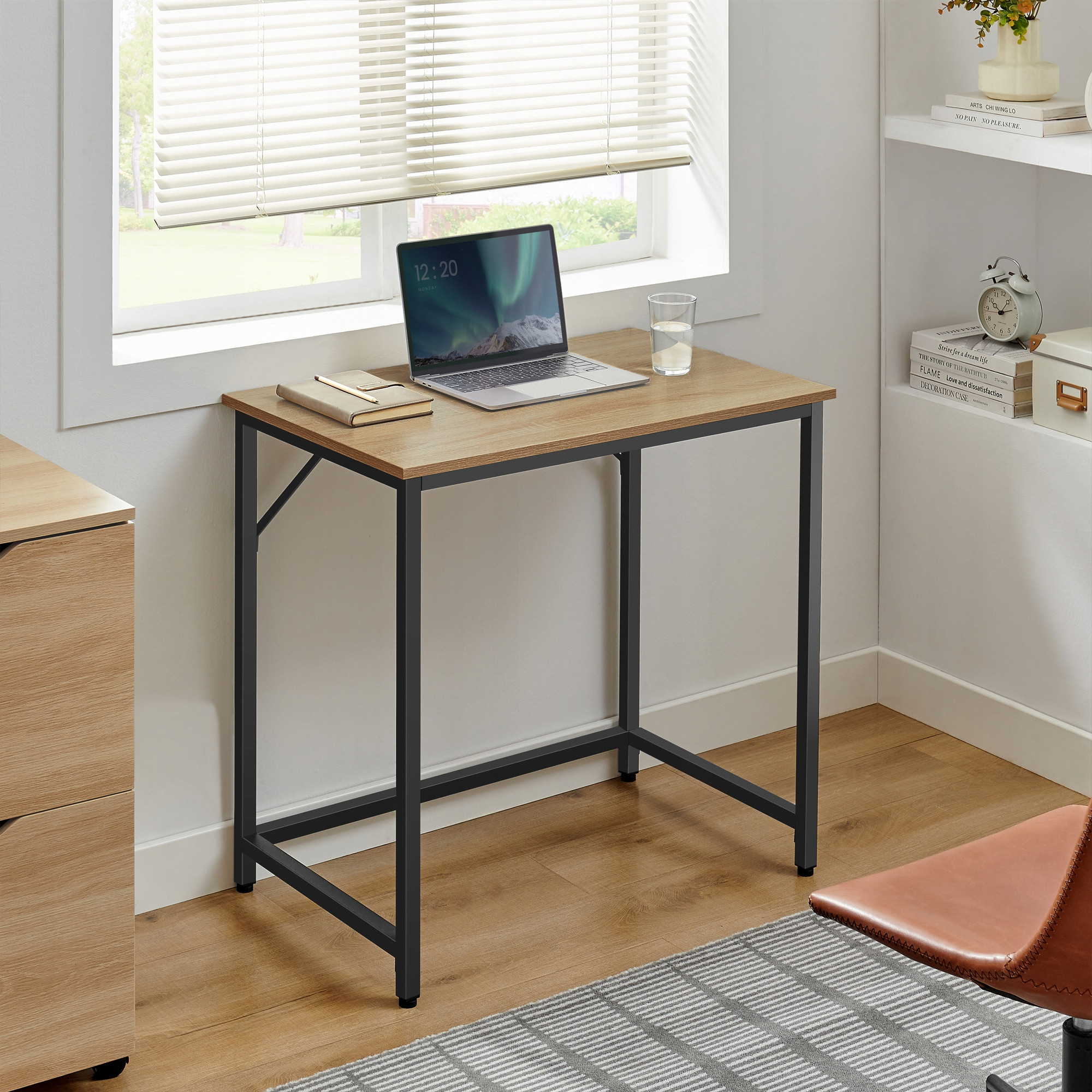 Leobert Biurko Komputerowe - sonoma - LWD038B11 – Idealne do Twojego biura