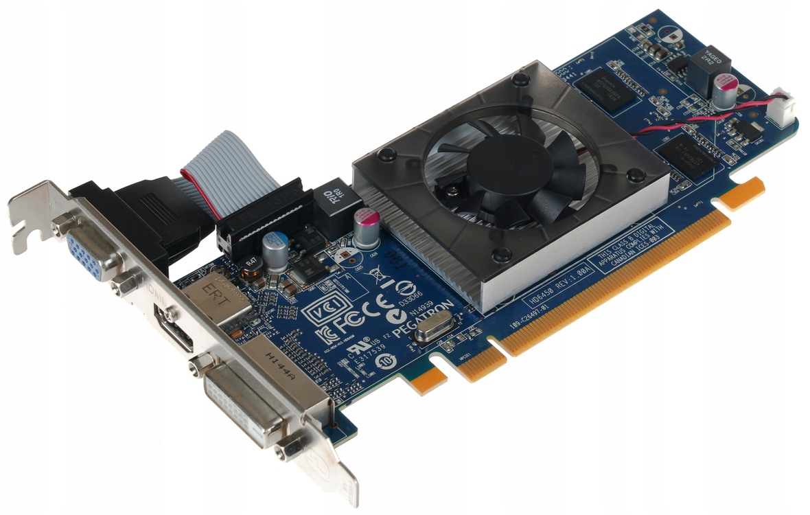 Karta graficzna Pegatron Radeon HD6450 1GB – Wydajność i niezawodność w grach