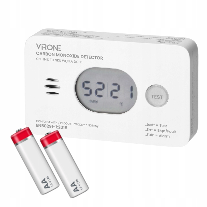 W skład zestawu wchodzą czujniki dymu i czadu