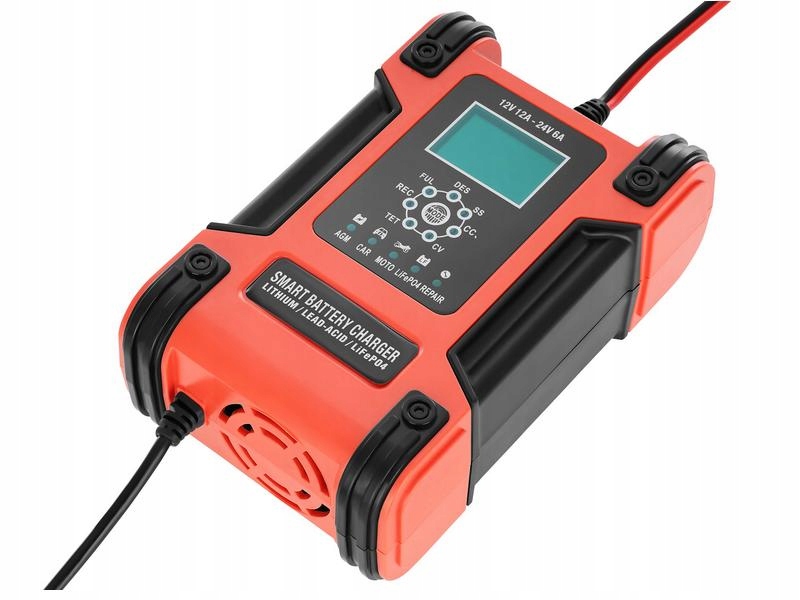 Ładowarka AZO Digital BC-12 – Wydajne ładowanie akumulatorów 12V i 24V