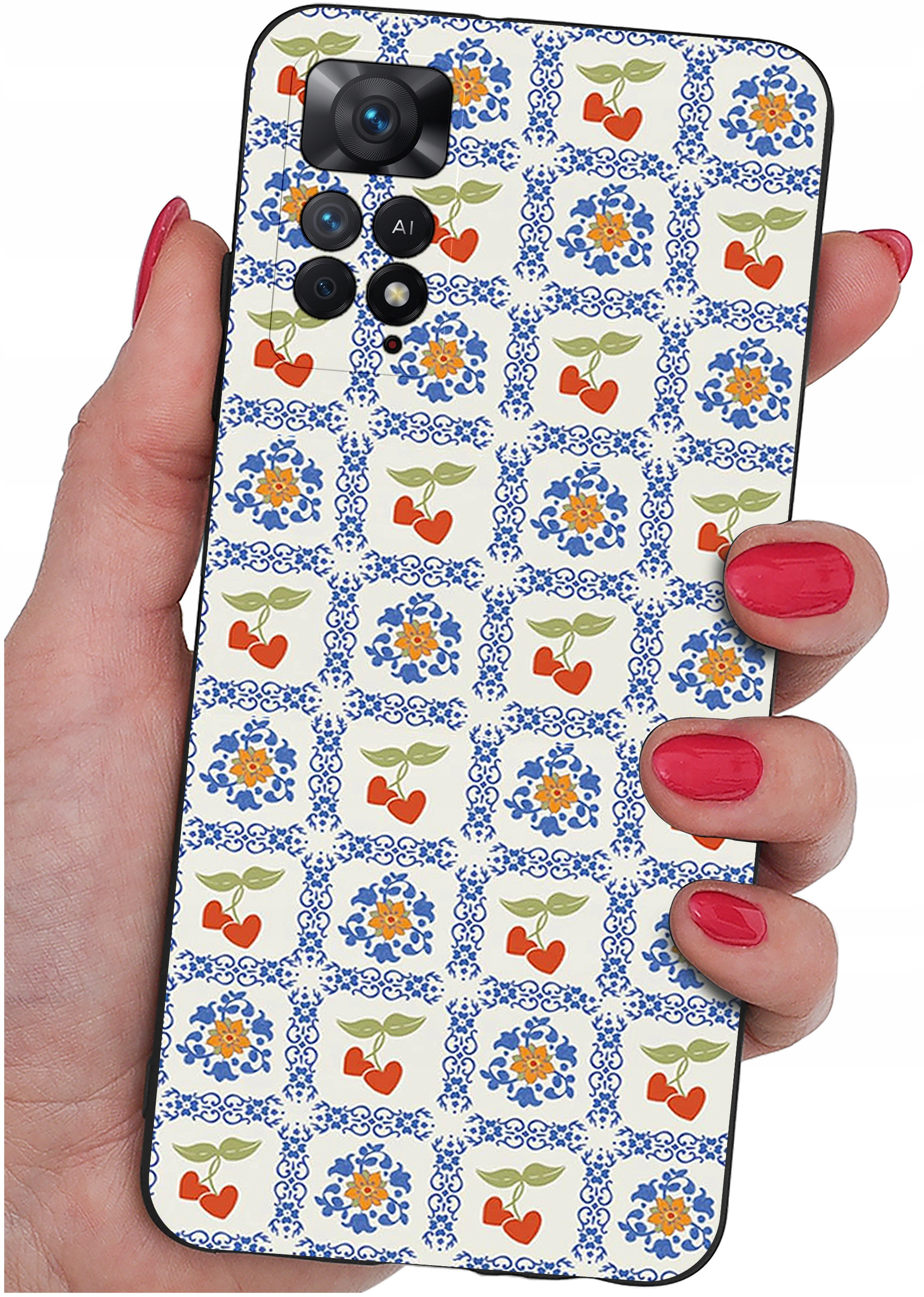 ETUI do Xiaomi Redmi Note 11 Pro | WZORY | SILIKONOWE MATT CASE + SZKŁO HARTOWANE 9H