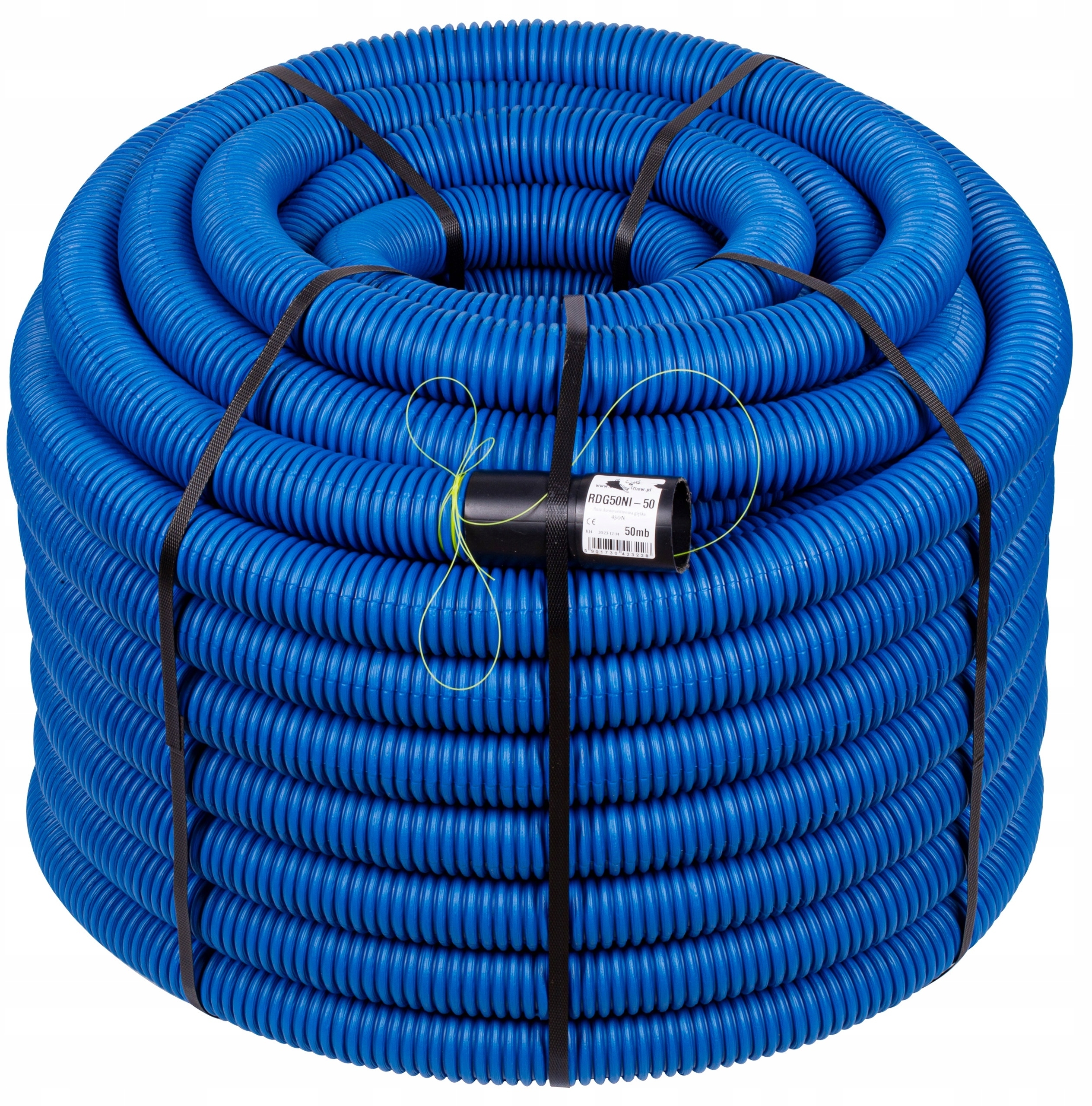Rura osłonowa karbowana niebieska 50MM (25 MB) – Ochrona przewodów w każdym terenie