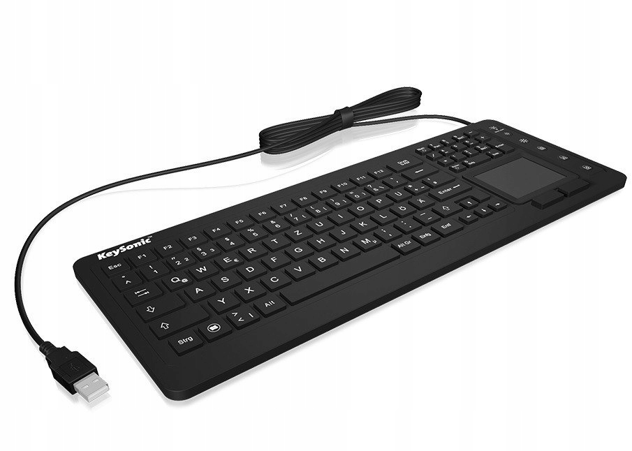 Wbudowany touchpad z przyciskami myszy