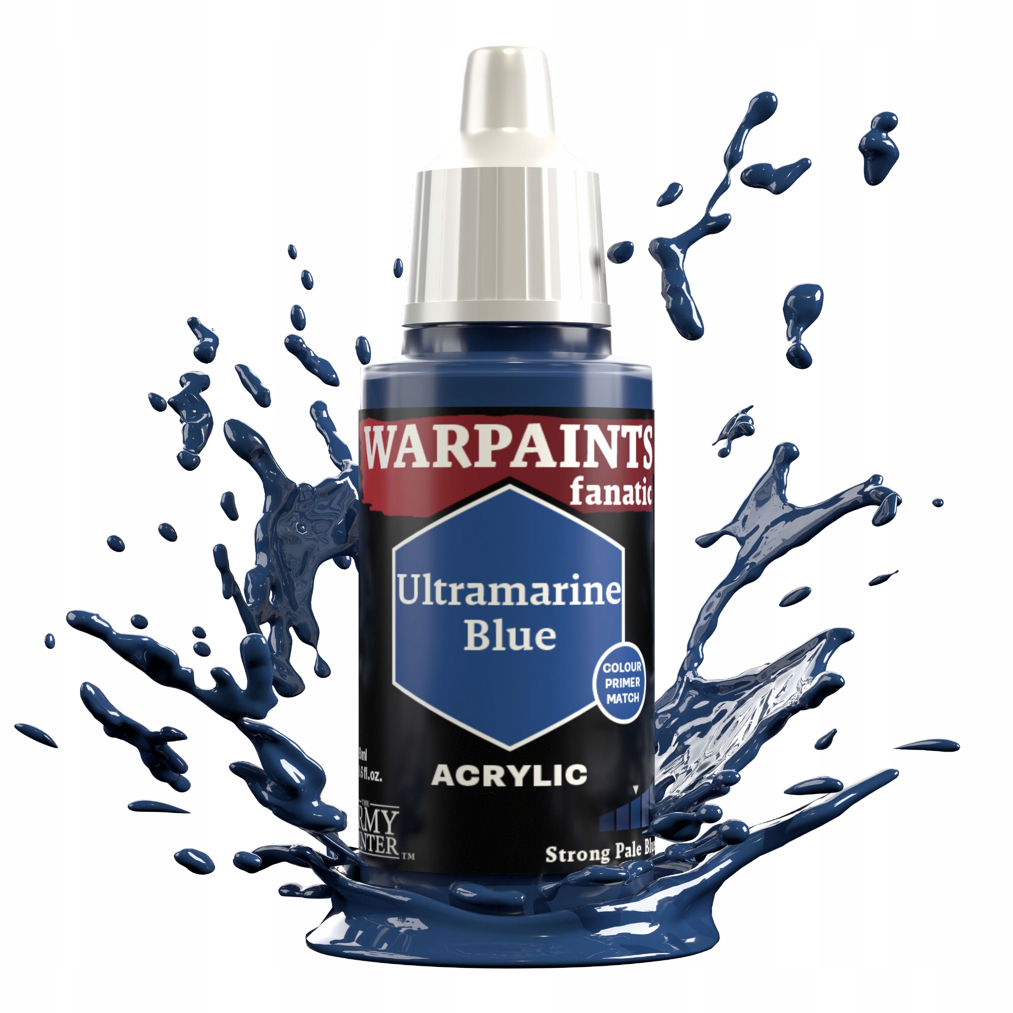 Army Painter: Warpaints - Fanatic - Ultramarine Blue – Intensywny kolor dla Twoich modeli