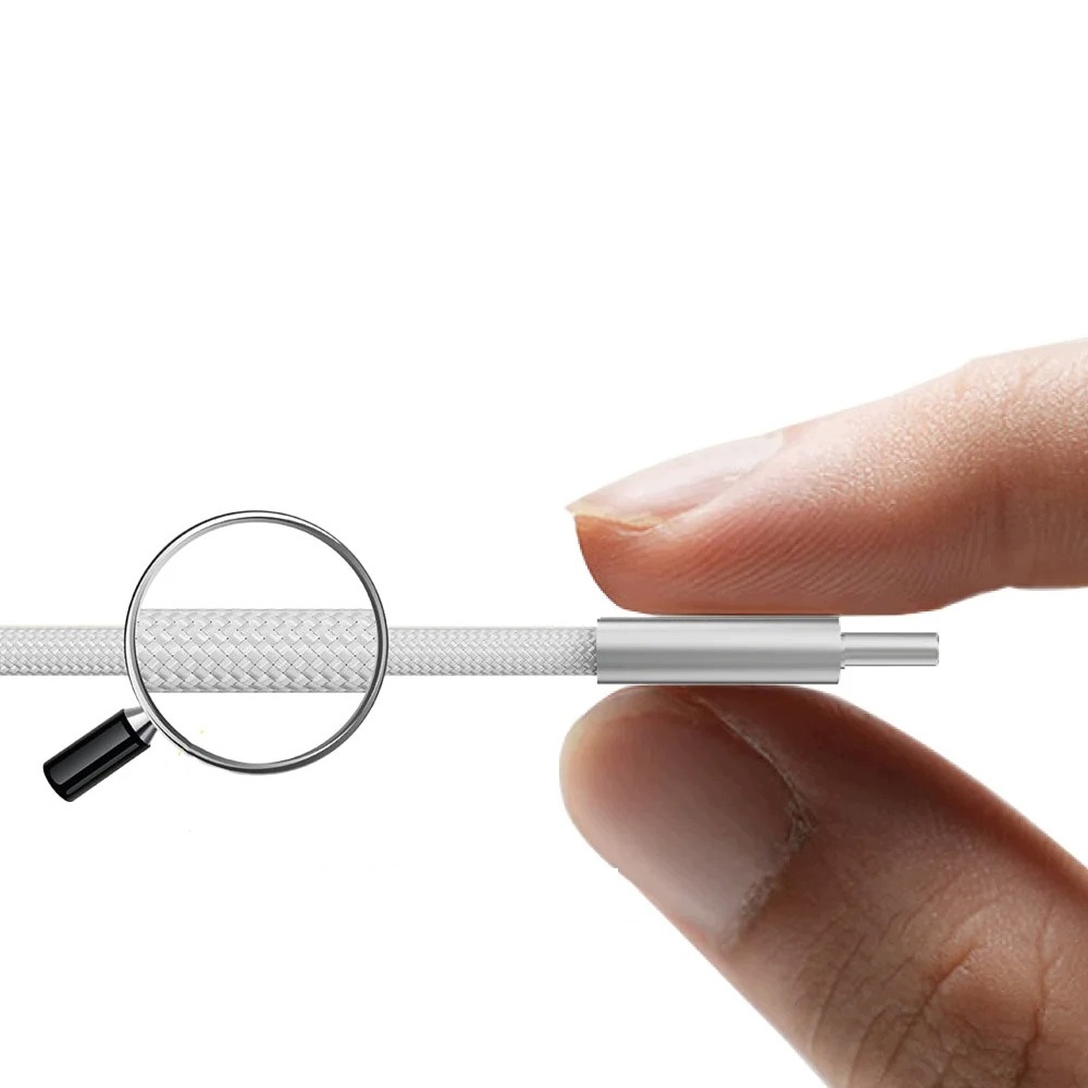 Kabel Mobile Origin 60W UltraSlim USB-C na USB-C 1 m CB11 White – Wydajność i styl w jednym