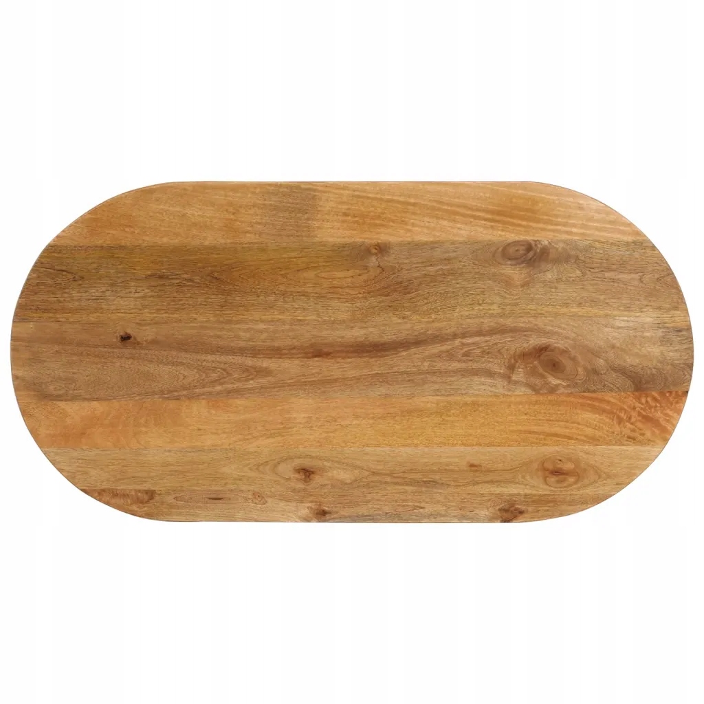 Blat stołu, 80x40x3,8 cm, owalny, lite drewno mango – Idealne rozwiązanie dla Twojego wnętrza