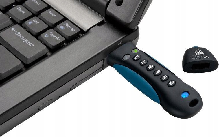 Wymiary i waga Pendrive'a Corsair Padlock 3