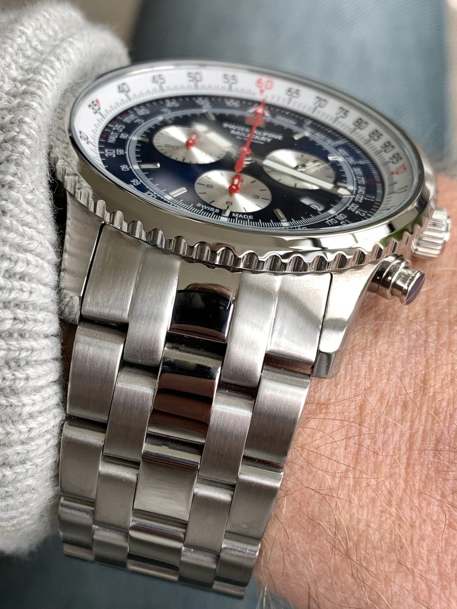 Solidna bransoleta ze stali nierdzewnej