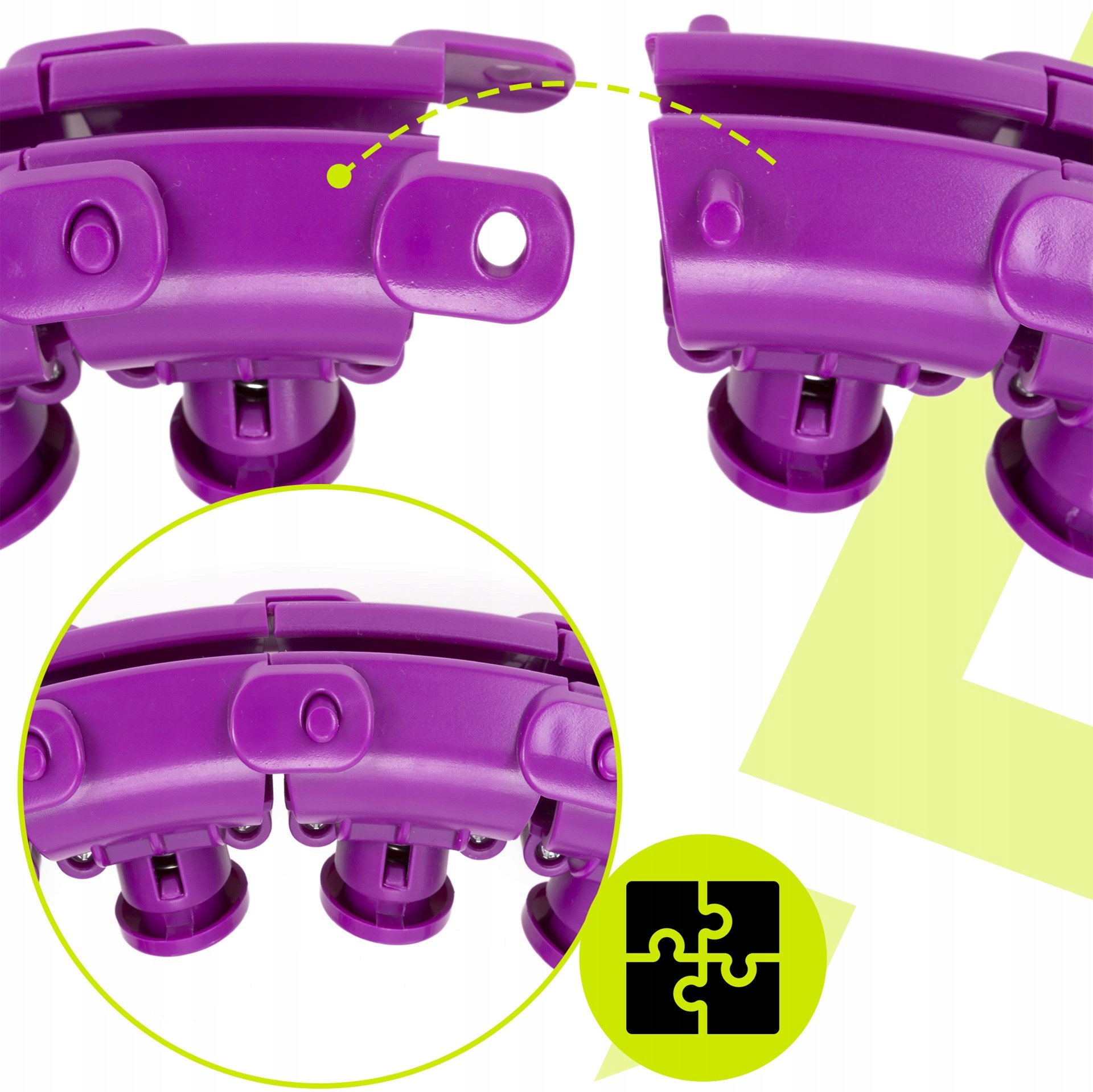 Regulowany system treningowy – Dopasuj hula hop do swoich potrzeb