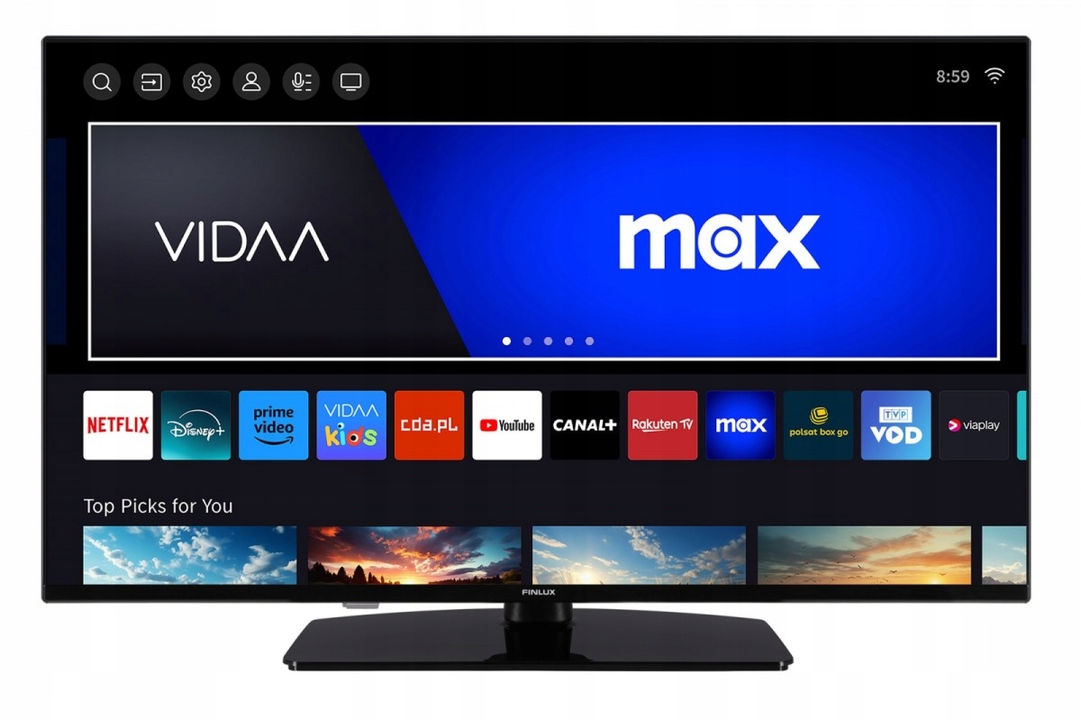 Funkcje multimedialne – Netflix, YouTube i więcej