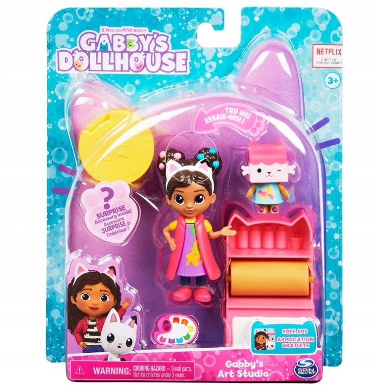 Spin Master Gabby's Dollhouse – Magiczny Domek Koci z zestawem artystycznym