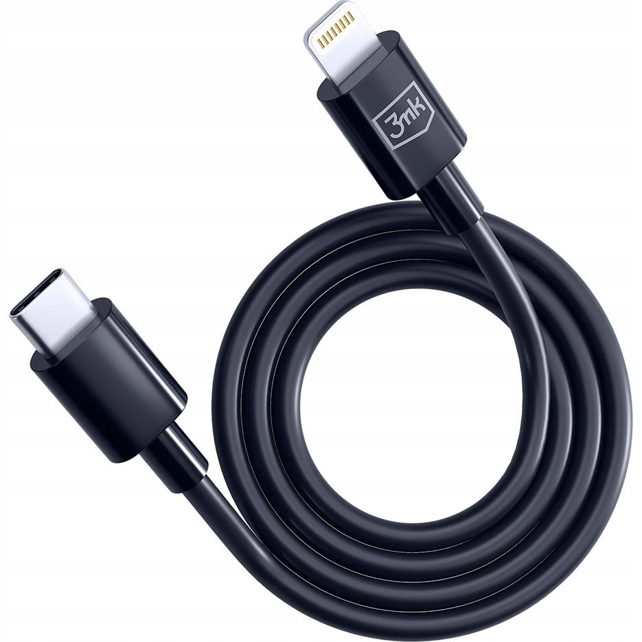 Hyper Cable USB-C do Lightning 1.2 m Czarny – Idealny przewód do urządzeń Apple
