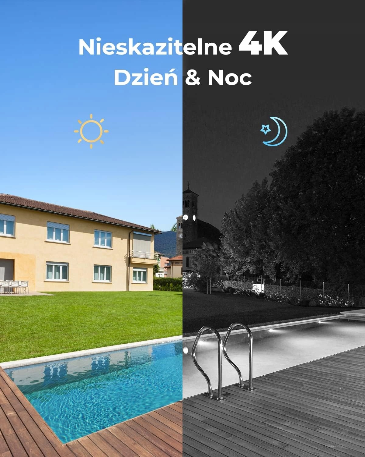 Wydajność podczerwieni – ochrona w ciemności do 30 metrów