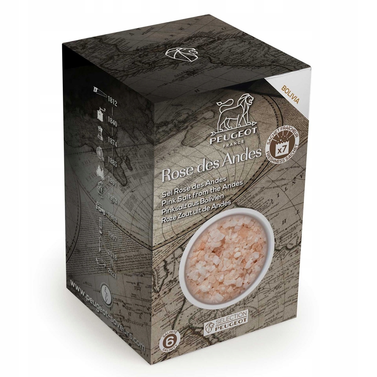 PINK SALT - sól różowa andyjska Boliwia, 350g – Naturalny wybór dla Twojej kuchni